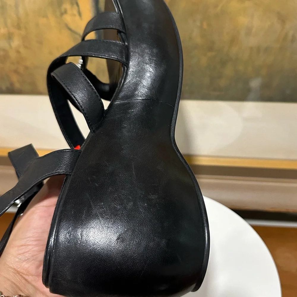 🌸FREE PEOPLE 🌸 Brooklyn Ankle Strap Platform Sandal Size: 10